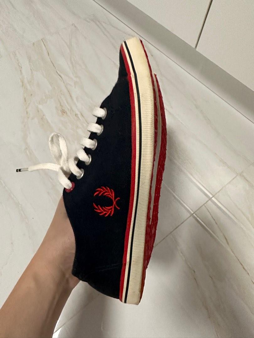 fred perry slip on shoes