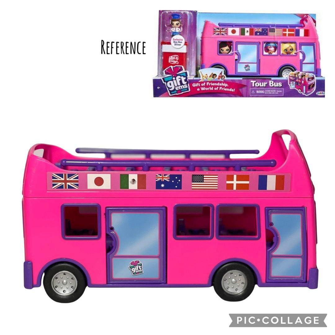 GIFT 'EMS TOUR BUS (Category: Vehicle & Diecast Models) located in Meycauayan. Submitted by Tserimei (Listing ID 1193819810, Image 1). Description: No doll Light scratches.