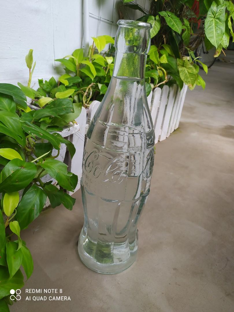 Coca Cola Glass bottle, Furniture & Home Living, Home Decor, Vases