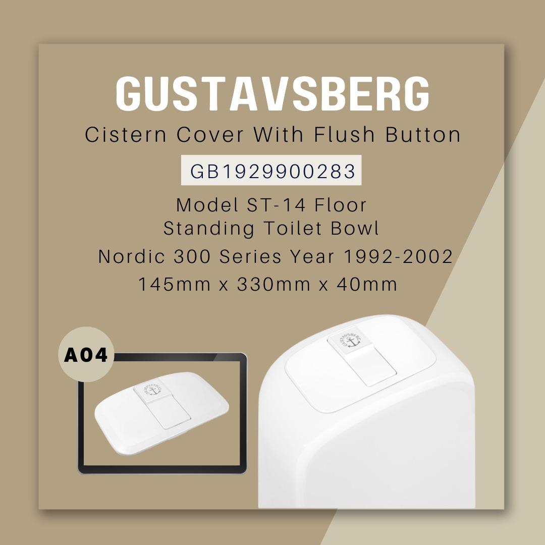 Gustavsberg WC Flushing Button with Cover, Furniture & Home Living ...