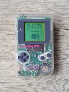 Nintendo Gameboy Play it Loud DMG-01 Retro Video Game Console Vintage Original Transparent
