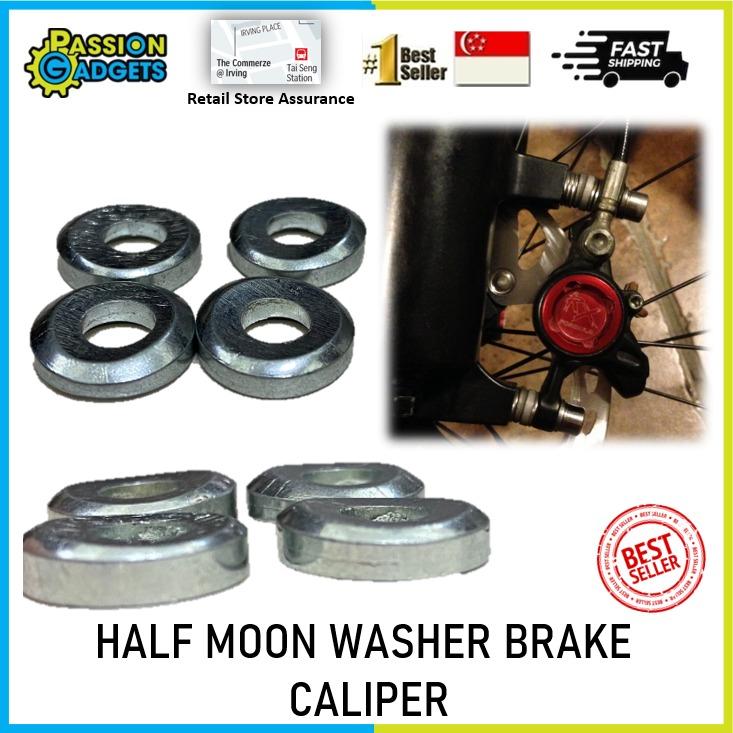 Half Moon Washers Brake Caliper Spacer Concave Washer for Brompton