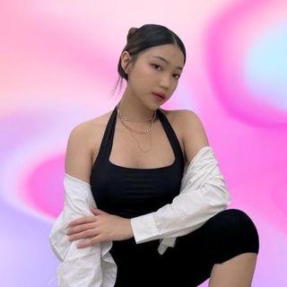 NETT Halter Black Tank Top