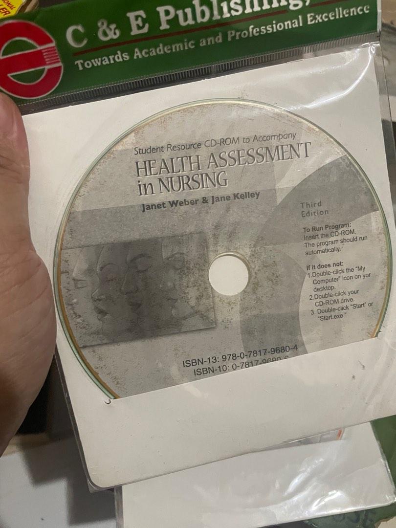 Health Assessment in Nursing (Category: Textbooks) located in Manila. Submitted by jmprado94 (Listing ID 1193967483, Image 2). Description: With free cds. I dont know if they are working as Ive never used them but i’ll Include em. Can do meet ups in LRTs, MRTs and around Manila. Can do meetups and courier deliveries..