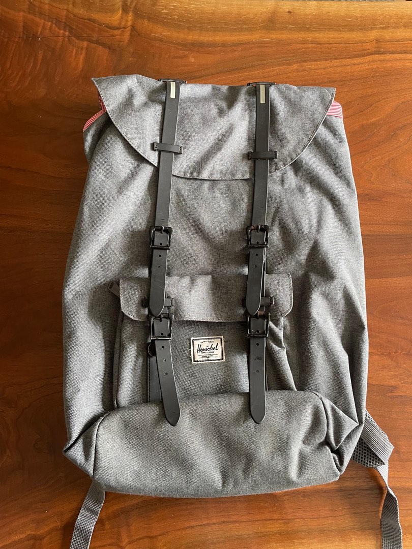 Herschel Backpack Little America Grey, Men's Fashion, Bags, Backpacks