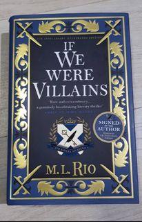 If we were villains signed
