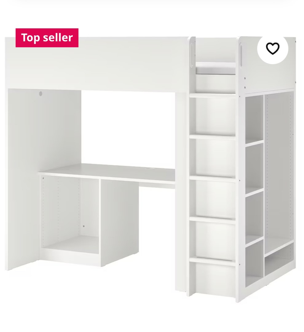 IKEA BNIB SMASTAD LOFT BED WITH MANY ACCESSORIES, Furniture & Home