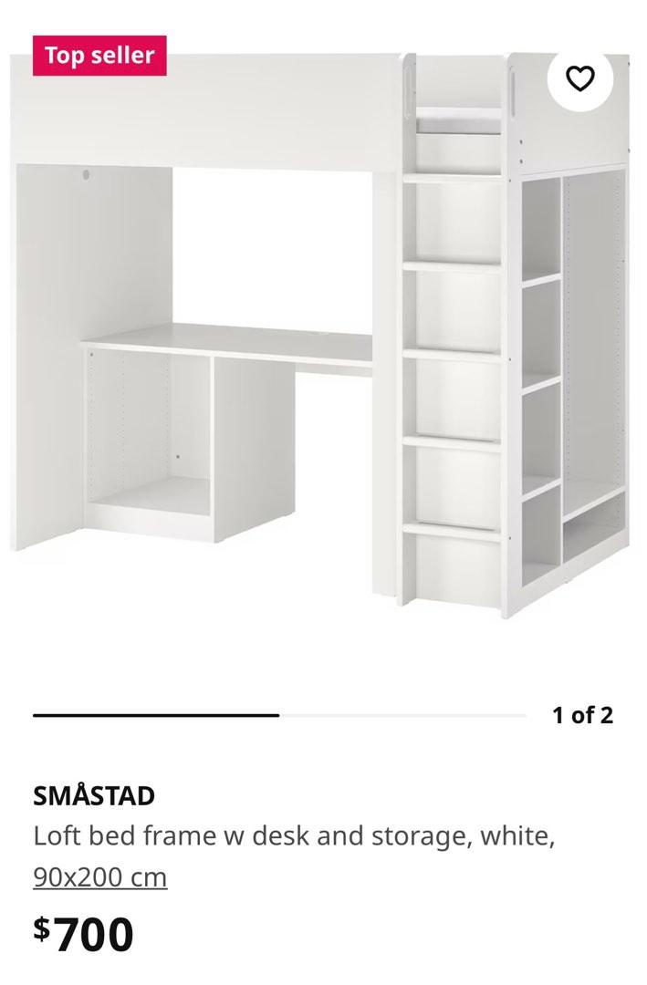 IKEA BNIB SMASTAD LOFT BED WITH MANY ACCESSORIES, Furniture & Home