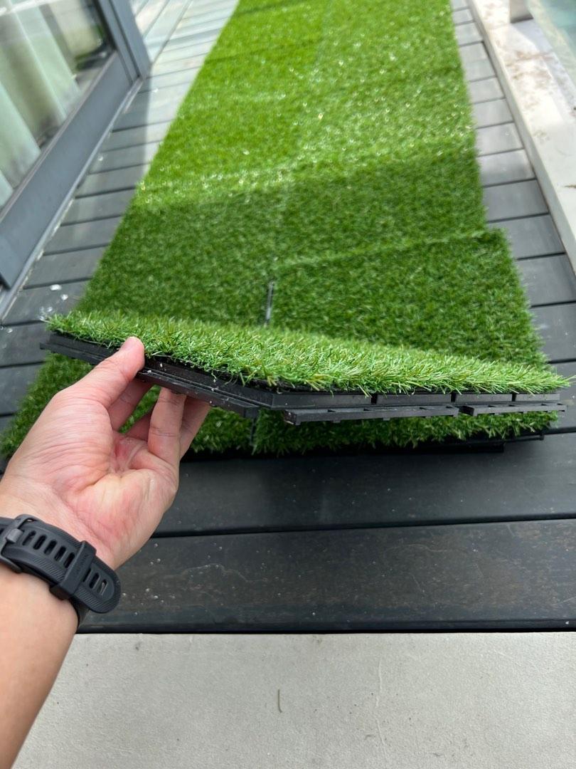 Ikea grass floor decking, Furniture & Home Living, Gardening, Gardening