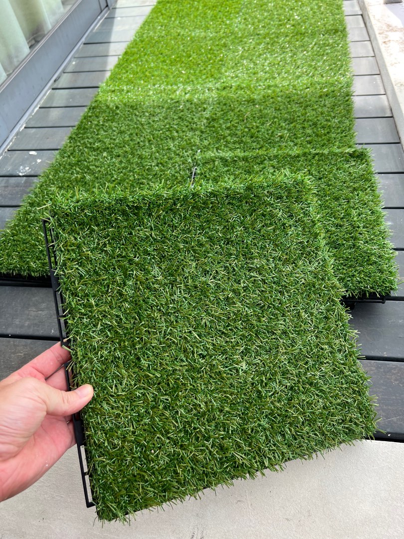 Ikea grass floor decking, Furniture & Home Living, Gardening, Gardening