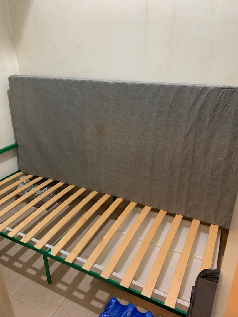 IKEA Single Bed Used by helper, Furniture & Home Living, Furniture