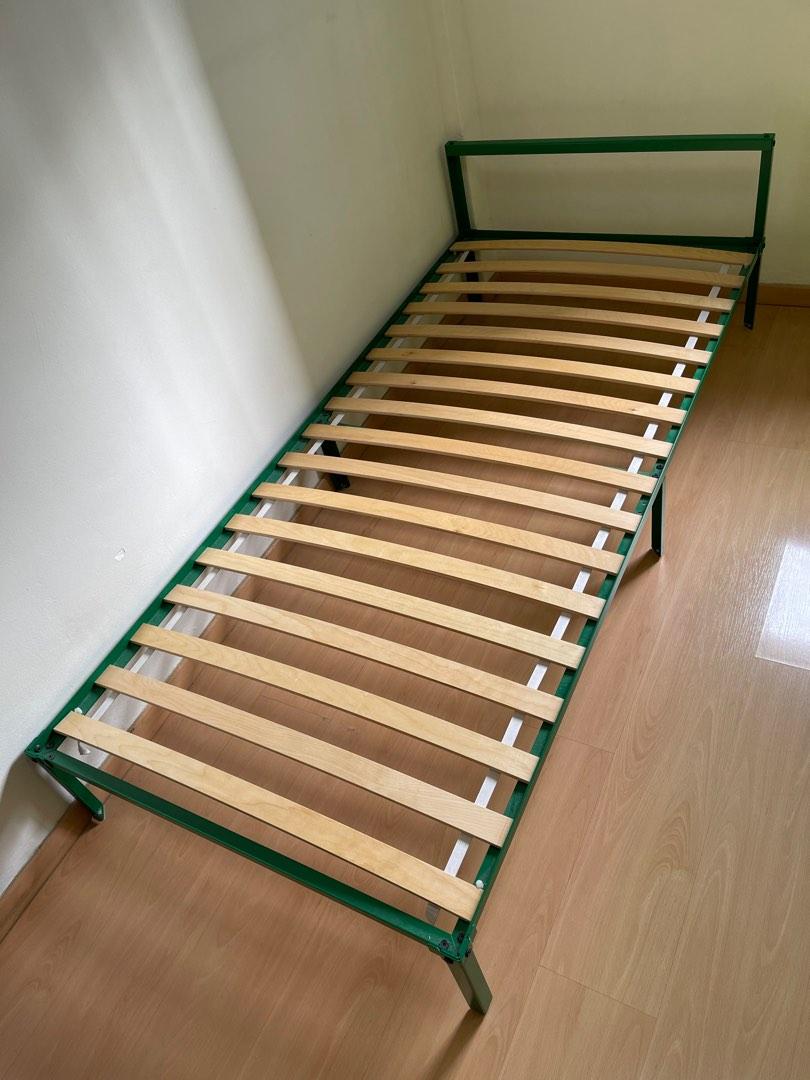 Ikea Single Bed Metal Frame, Furniture & Home Living, Furniture, Bed Frames & Mattresses on