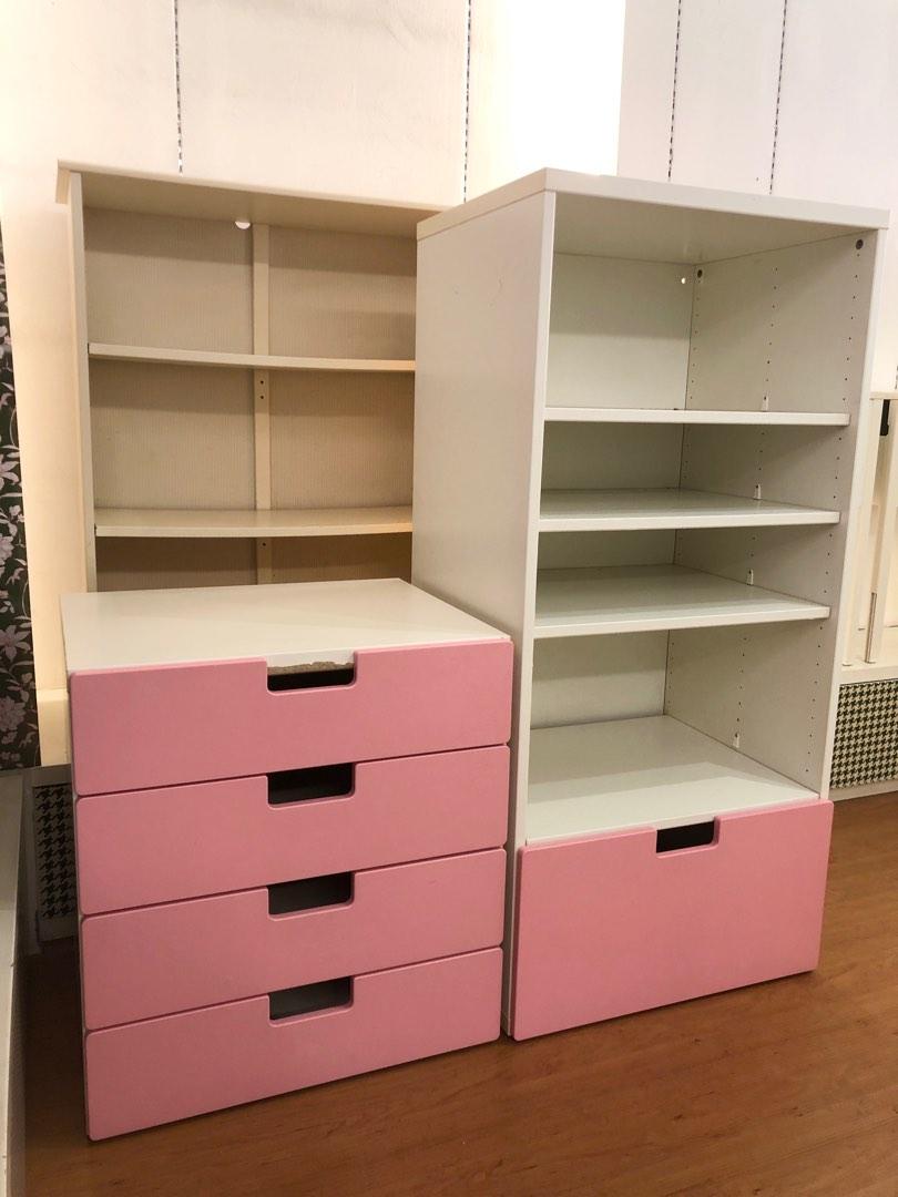 Ikea STUVA drawers in PINK, Furniture & Home Living, Furniture