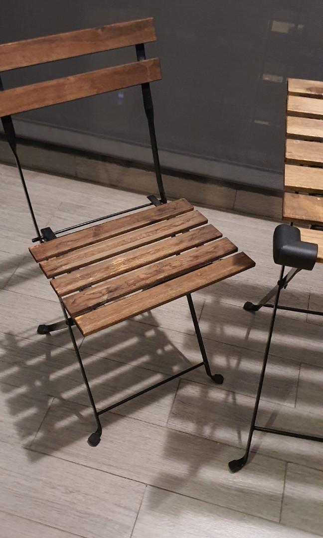 Ikea Tarno Outdoor Table and Chair, Furniture & Home Living, Outdoor