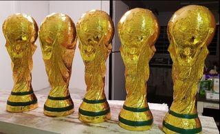 RARE - Official 2014 FIFA Soccer World Cup Final Mini Trophy Brasil  Souvenir 7"