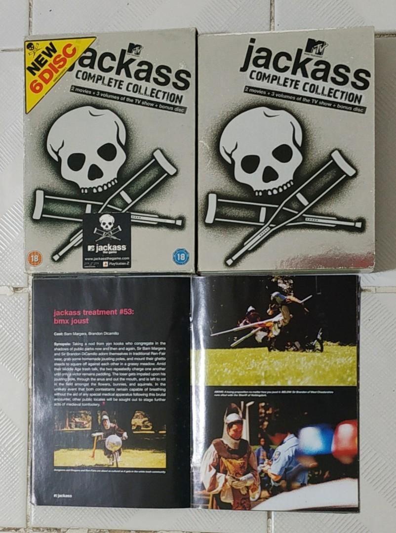 Jackass Complete Collection 6DVDs Region 2, Hobbies & Toys, Music