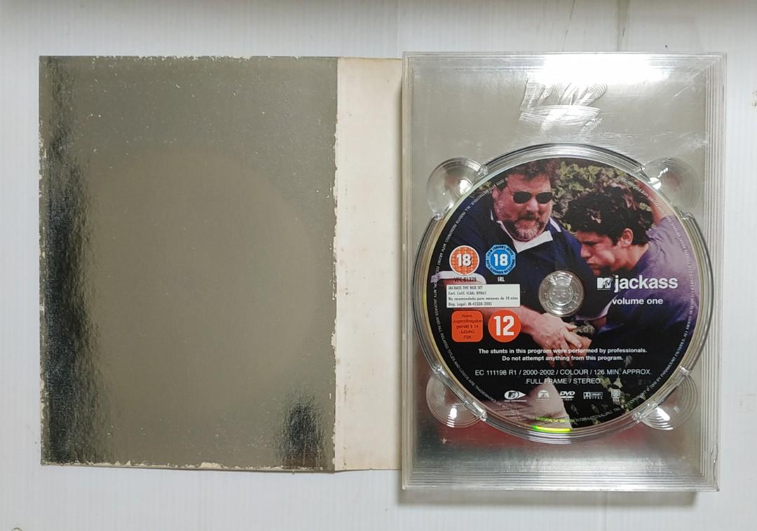 Jackass Complete Collection 6DVDs Region 2, Hobbies & Toys, Music