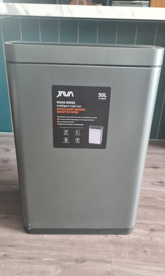 Java bin (50l) with sensor, Furniture & Home Living, Home Improvement