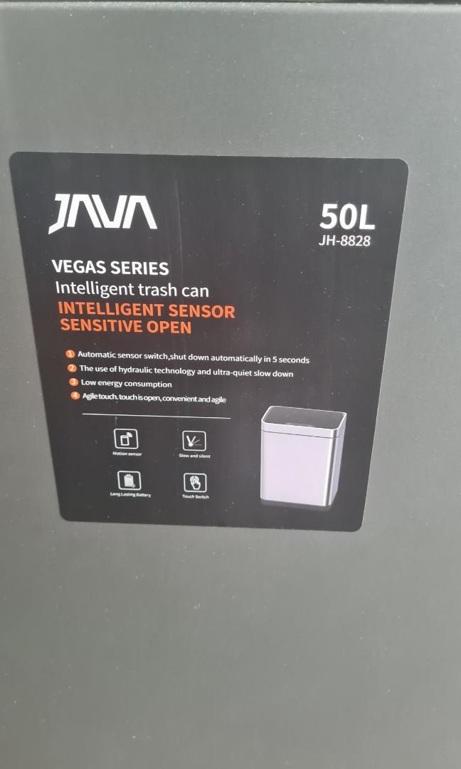 Java bin (50l) with sensor, Furniture & Home Living, Home Improvement