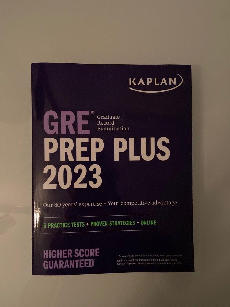 Kaplan GRE PREP PLUS 2023, Hobbies & Toys, Books & Magazines, Textbooks