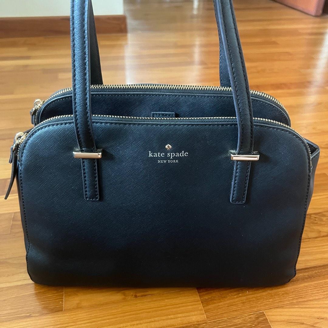 Kate Spade Black Cedar Street Double Zip Tote bag