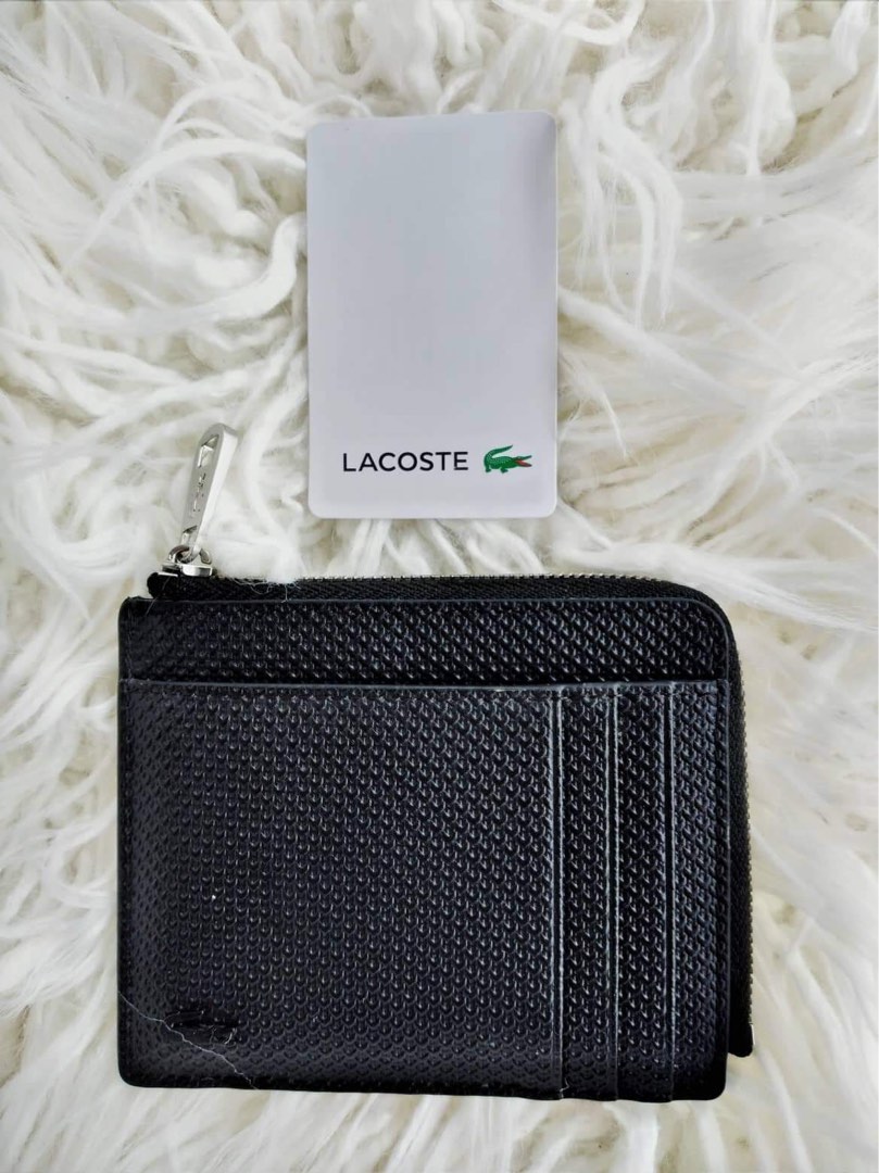 Lacoste card holder, Luxury, Bags & Wallets on Carousell