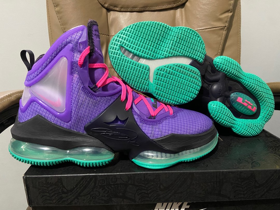 Nike LeBron 19 Purple Teal DC9340-500