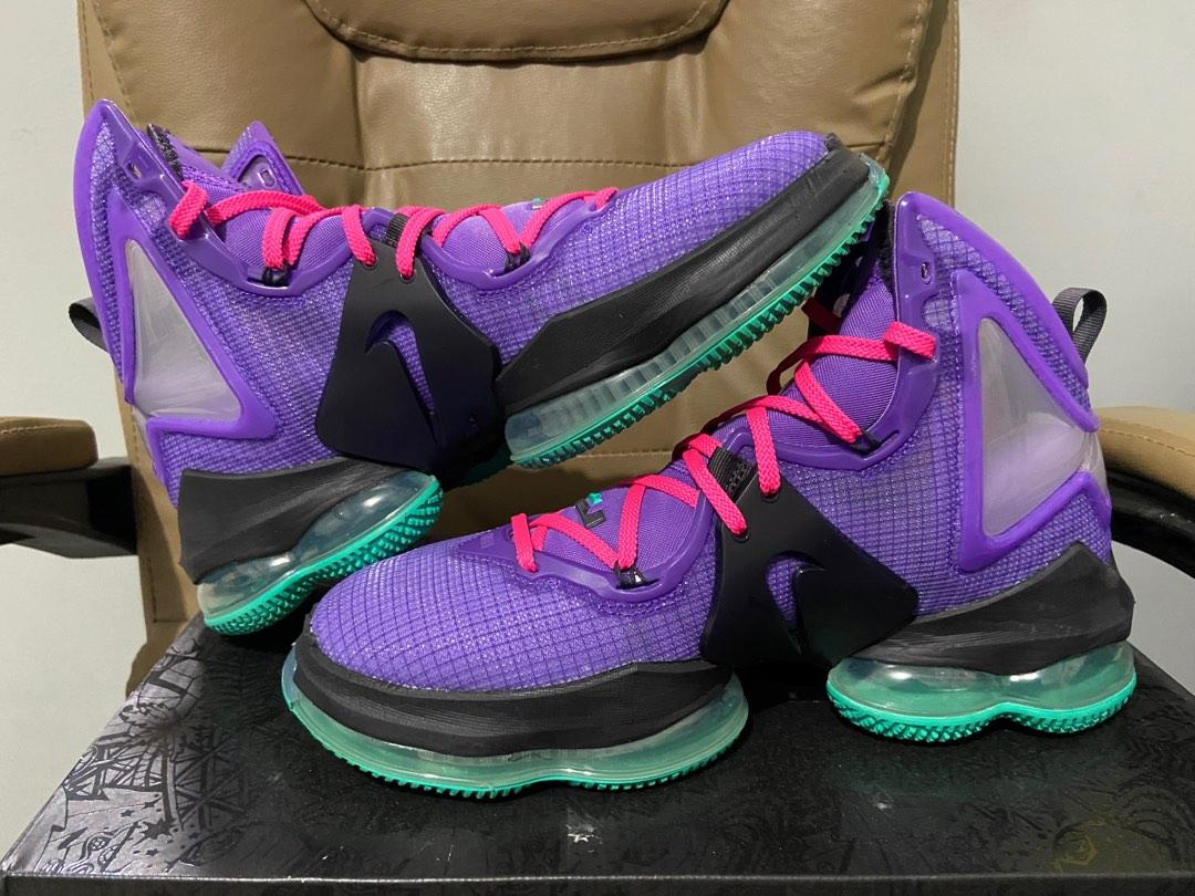 Nike LeBron 19 Purple Teal DC9340-500