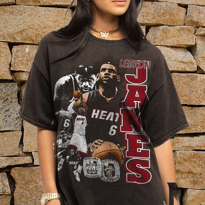 Lebron James 'King of LA' Vintage T-Shirt - REVER LAVIE