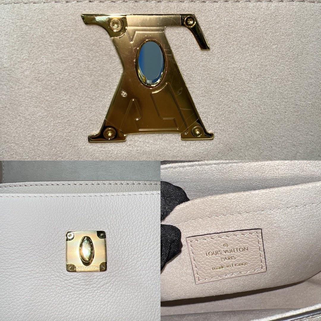 M59491 Louis Vuitton Grained Calf Leather Lockme Tender