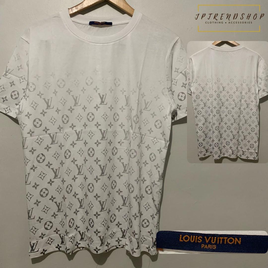 Louis Vuitton white monogram tshirt, Men's Fashion, Tops & Sets