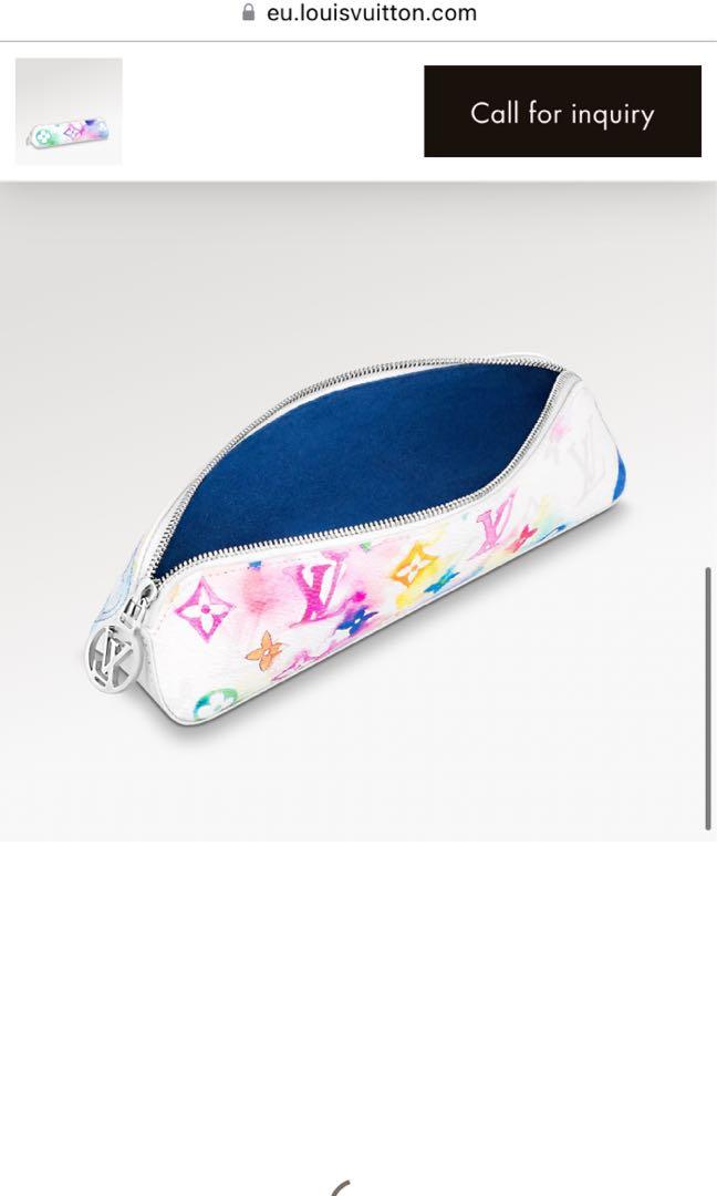 Louis Vuitton Watercolor Multicolor Elizabeth Pencil Pouch