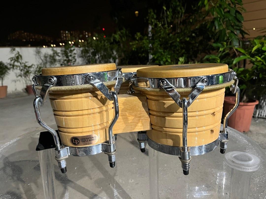 LP GENERATIONII TRIPLE BONGO, 興趣及遊戲, 音樂樂器 & 配件, 樂器 Carousell
