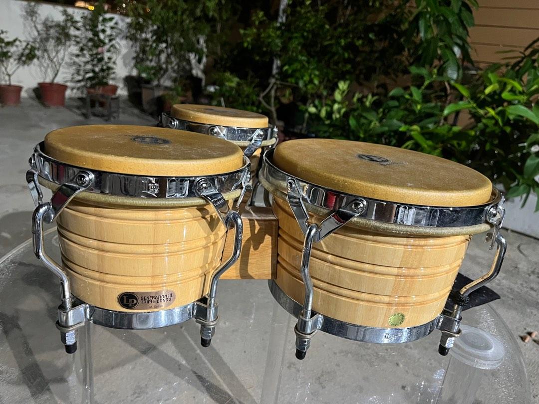 LP GENERATIONII TRIPLE BONGO, 興趣及遊戲, 音樂樂器 & 配件, 樂器 Carousell