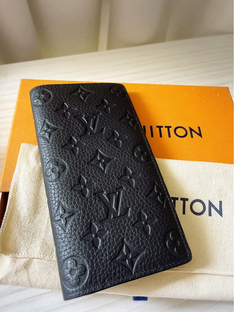 LOUIS VUITTON PORTEFEUILLE BRAZZA Long Wallet M69038 Monogram Embossed  Leather