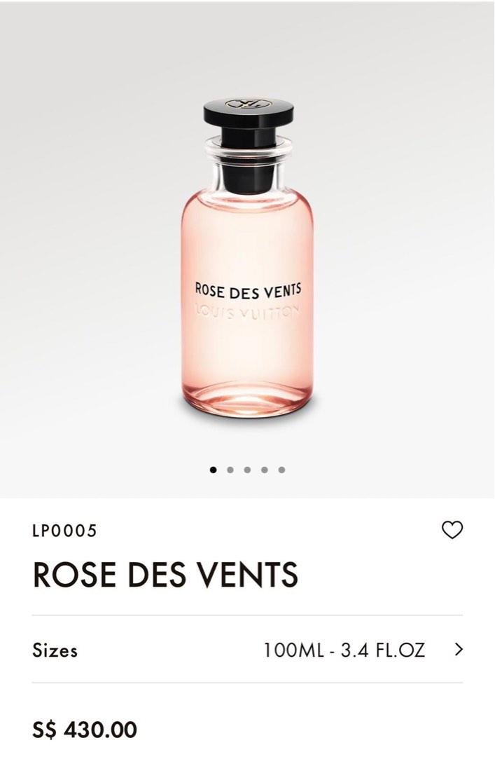 NEW Louis Vuitton Pink Rose des Vents Eau de Perfume Mini 10 ml 0.34 fl oz