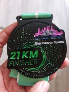 Marina Run 2022 finisher medal
