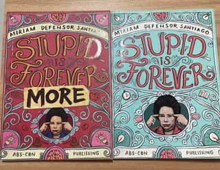 Miriam Defensor Santiago's Stupid is Forever Set and Bob Ong Books