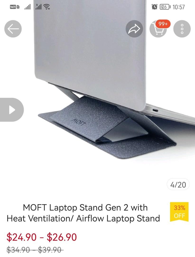 MOFT Airflow Laptop Stand, Computers & Tech, Laptops & Notebooks on