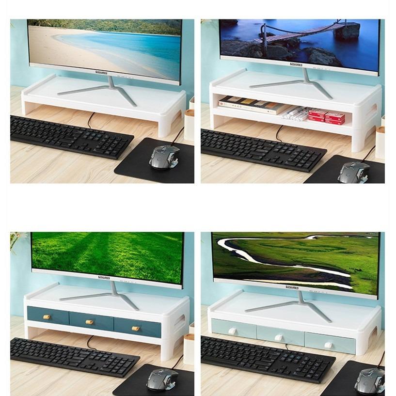 Monitor rack desktop stand laptop Stand Plastic Rack laptop desk ...