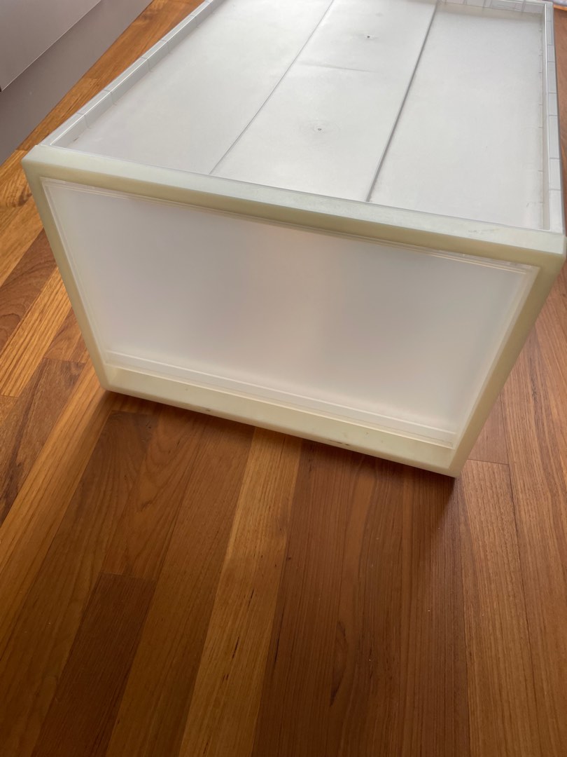 Muji storage box stackable, Furniture & Home Living, Home Improvement