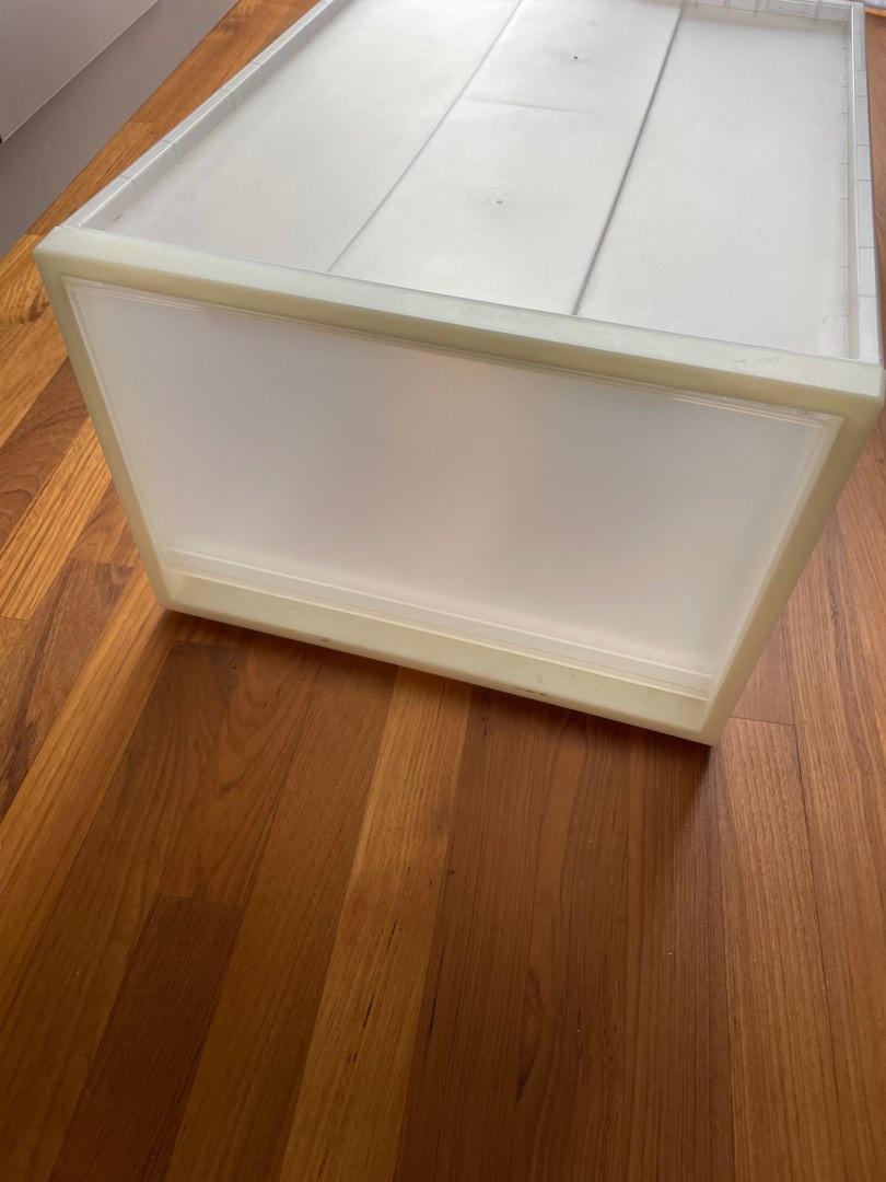 Muji storage box stackable, Furniture & Home Living, Home Improvement