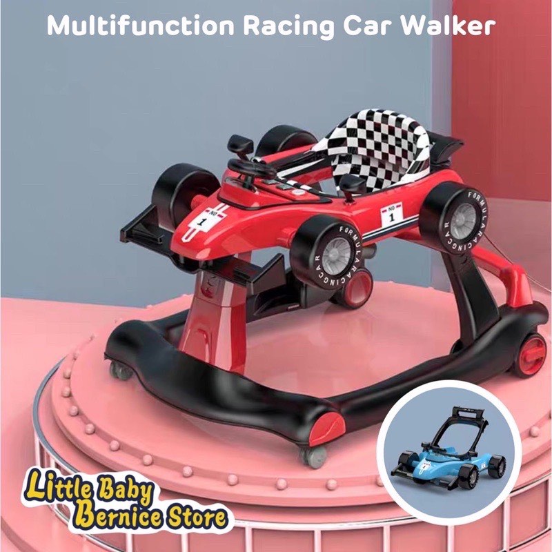 Multifunctional Racing Car Baby Walker (Red), Babies & Kids, Infant