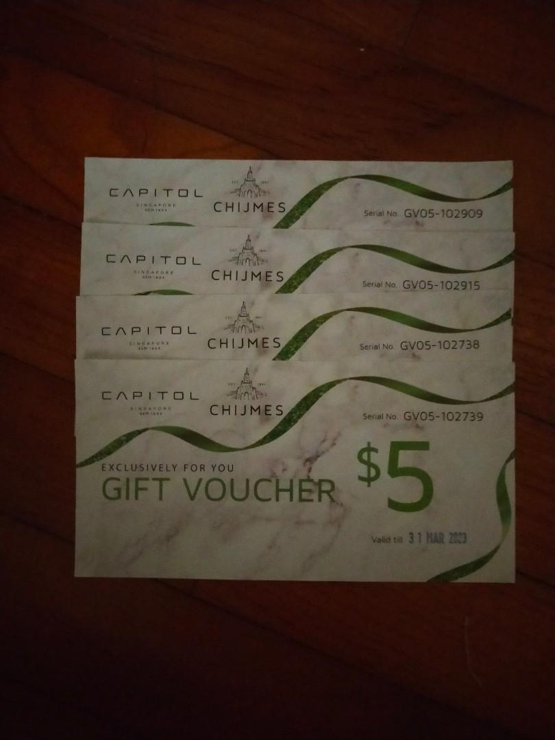 Multiple Vouchers, Tickets & Vouchers, Vouchers on Carousell