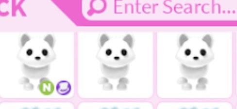 Neon Pig & Neon Arctic Fox [ADOPT ME], Video Gaming, Video Games