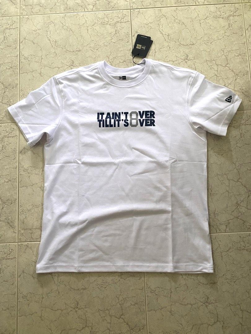 New Era White Yogi Berra T-shirt, Men's Fashion, Tops & Sets, Tshirts ...