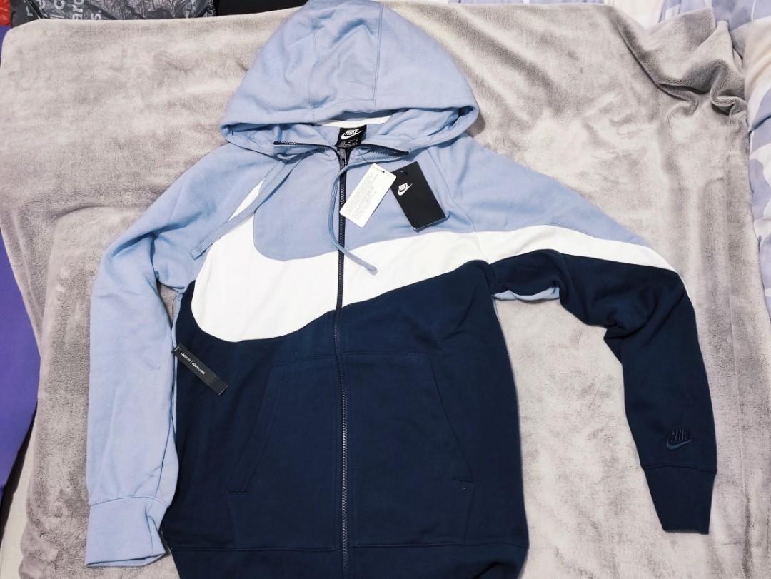 Nike Big Swoosh Print Hoodie - Farfetch