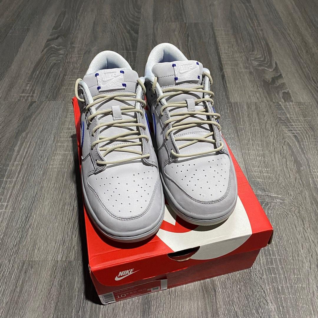 Nike Dunk Low Wolf Grey Pure Platinum, Fesyen Pria, Sepatu , Sneakers di  Carousell