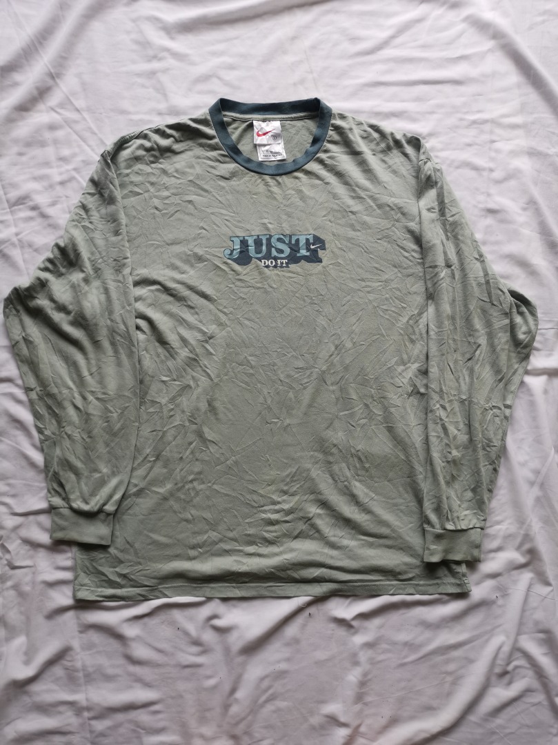 Nike just do it longsleeve, Men's Fashion, Activewear on Carousell