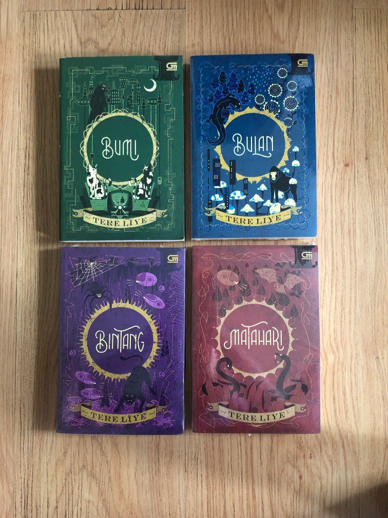 Dapat 4, Novel Serial Bumi by Tere Liye (Bumi, Bulan, Matahari, Bintang